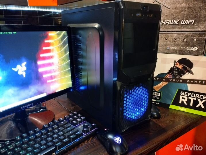 Intel 4/8 ядер, RX 470, 16 Гб озу, SSD. Игровой пк