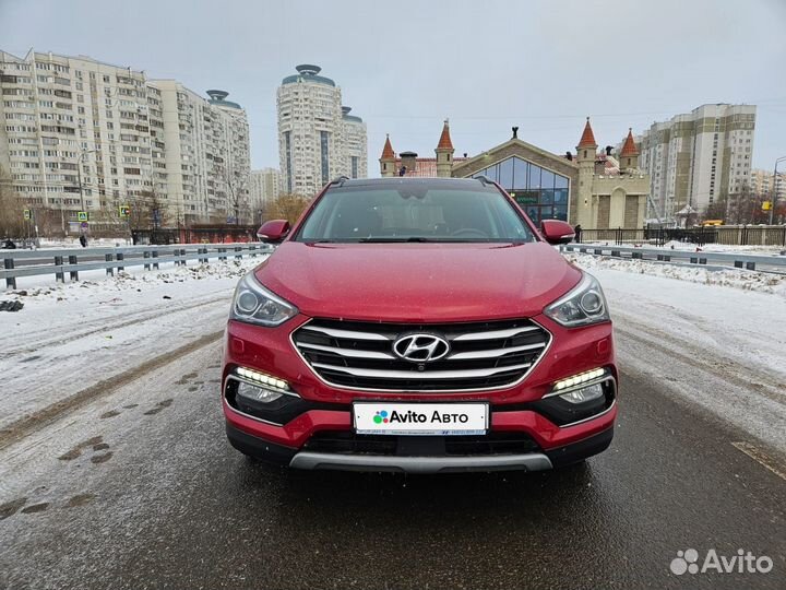 Hyundai Santa Fe 2.2 AT, 2017, 52 000 км