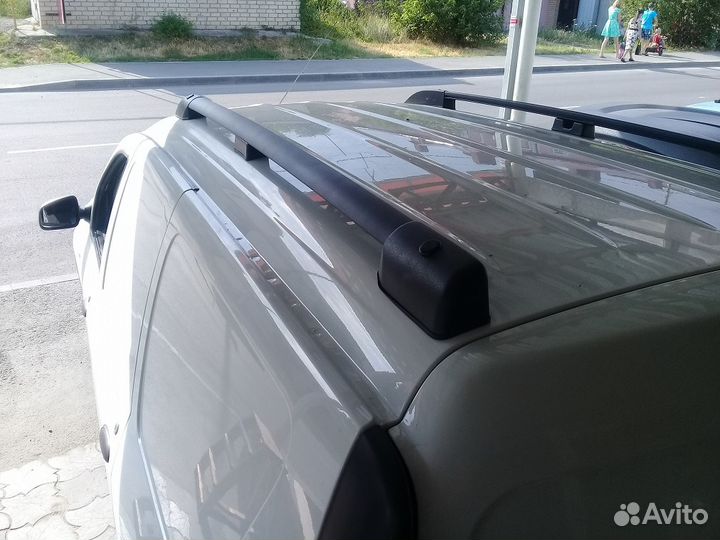 Рейлинги на крышу Лада Ларгус Комфорт, черные