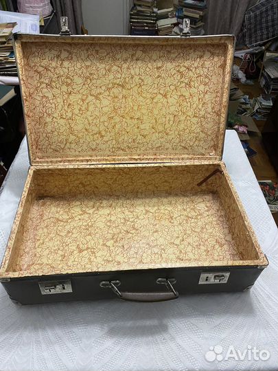 Элегантный чемодан, 61х36х17 см, винтаж СССР