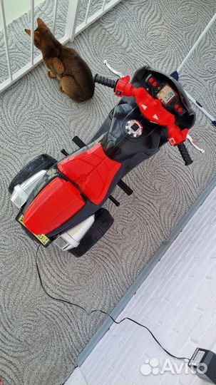 Детский электромобиль (мотоцикл)