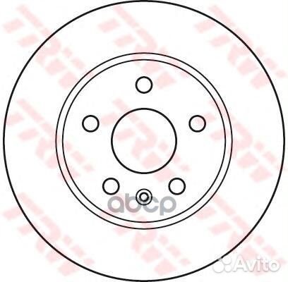 Тормозной диск DF4995S TRW