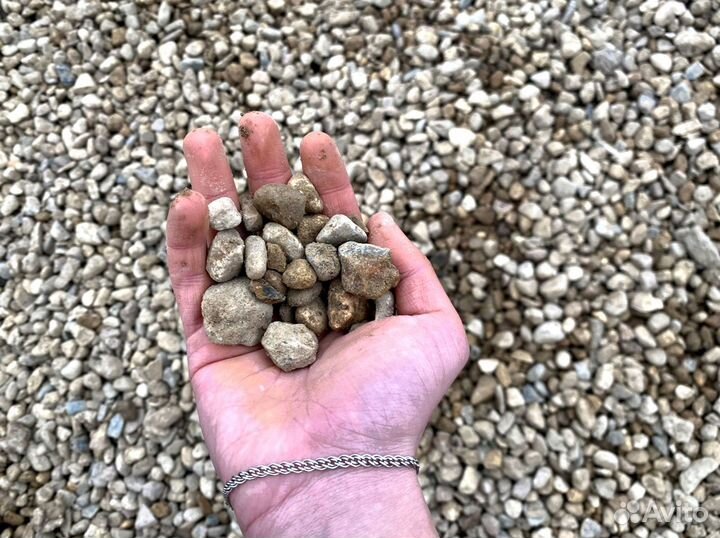 Щебень, Песок