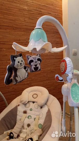 Детские электронные качели для новорожденных