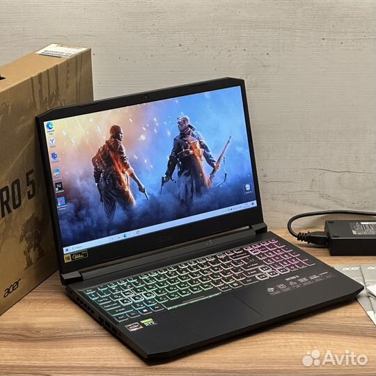 Acer Nitro 144Hz Ryzen 7 5800/16GB/RTX 3050/SSD512