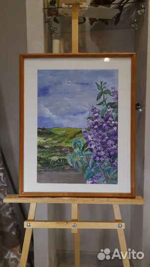 Картина сирень