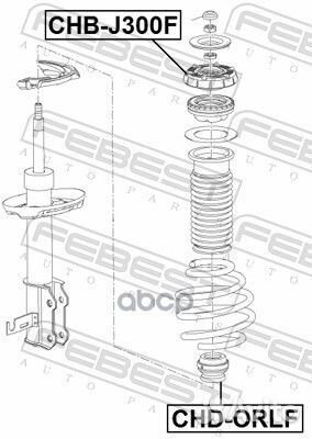 Отбойник амортизатора перед прав/лев chdorl