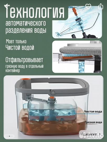 Швабра с отжимом