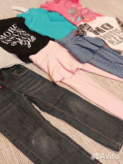Вещи пакетом для девочки 98 104