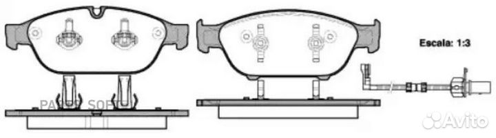 Колодки торм.пер. audi A8 (4H ) 144102