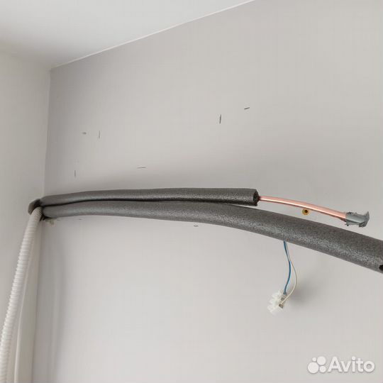 Утановка кондиционеров. Сплитсистем закладка трасс