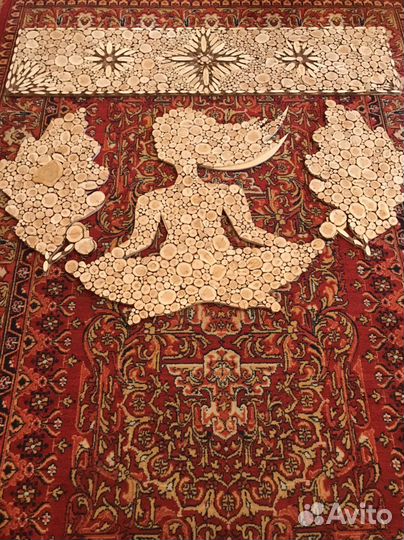 Панно изделия из можжевельника дракон