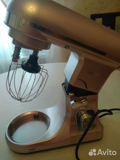 Планетарный миксер розовое золото новый