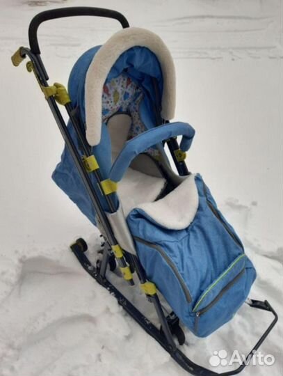 Санки коляска nika