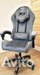 Компьютерное игровое кресло геймерское с массажем