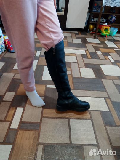 Сапоги женские натуральная кожа