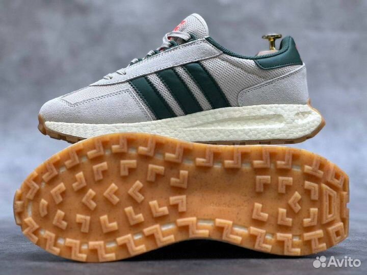 Adidas retropy E5 светло-серые зел разм. 42