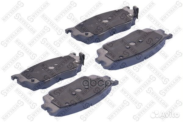 811 002B-SX колодки дисковые передние с антиск