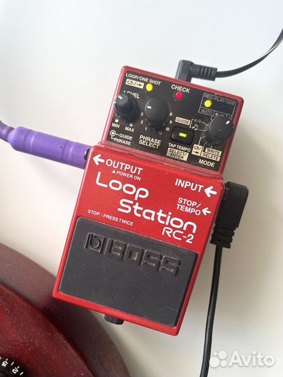 Гитарные педали Boss RC-2 и TU-3