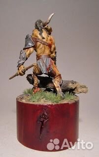 Оловянный солдатик Минотавр, миниатюра, статуэтка