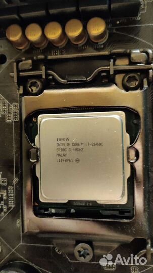 Комплект, м/плата с i7 2600k и ddr 3