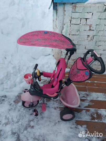 Велосипед коляска с ручкой бу