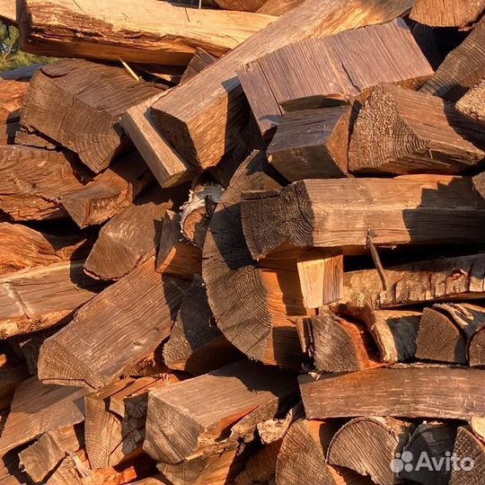 Дрова сухие колотые 10 кубов