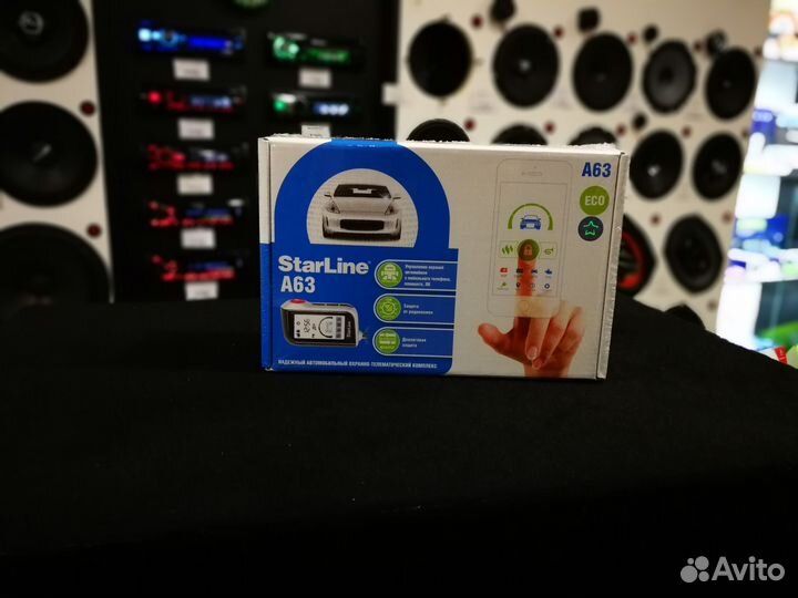 StarLine A63 эко + автозапуск + установка