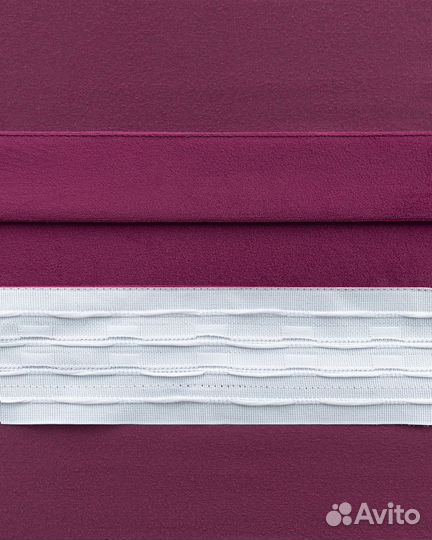 Шторы бархат Беллиссимо Винный