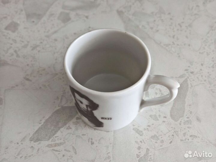 Чашка кружка Пушкин Дмитровский фарфоровый завод