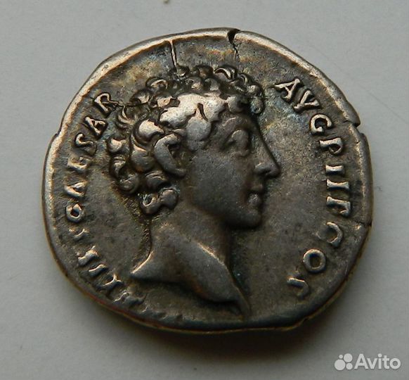 Денарий denarius Пия и Аврелия