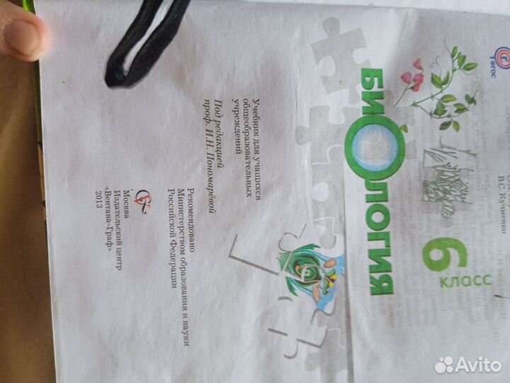 Учебники 5, 6 класс