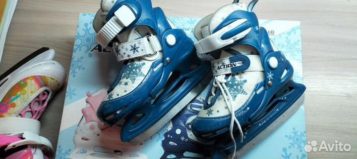 Коньки детские раздвижные