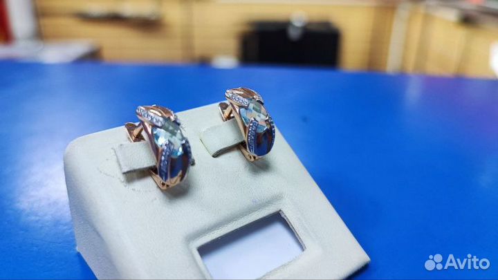 Серьги 585 пробы, р.0