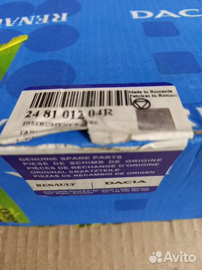 Щиток приборов renault logan 1