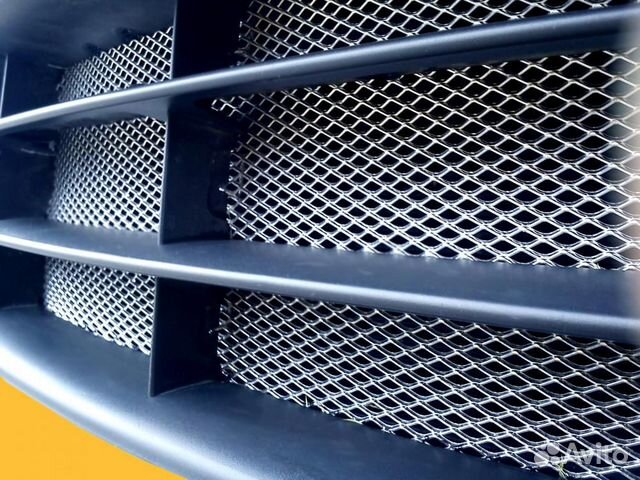 Защитная сетка в решетку радиатора. Установка