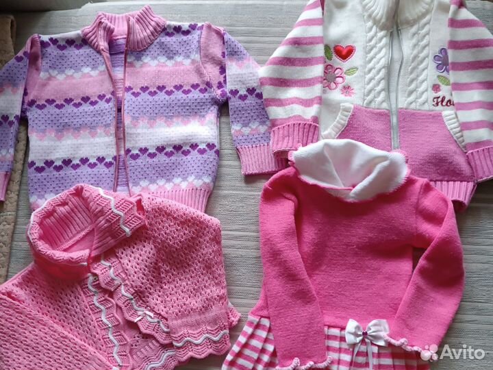 Трикотажные вещи на девочку