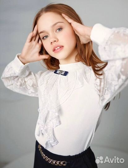 Блузка школьная