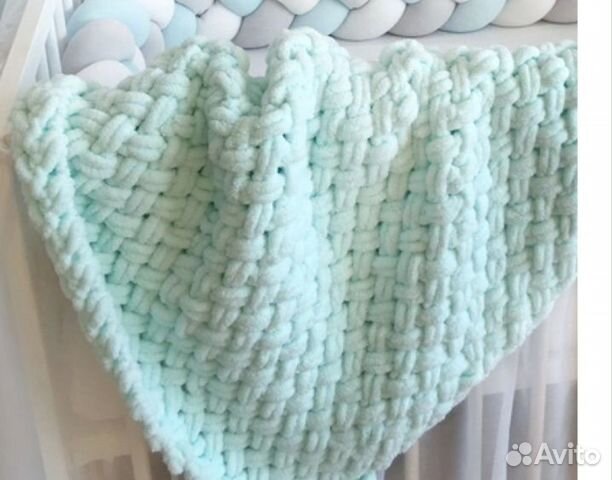 В наличии плед ручной работы 80*80