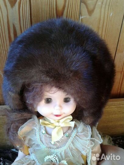 Шапка норковая женская