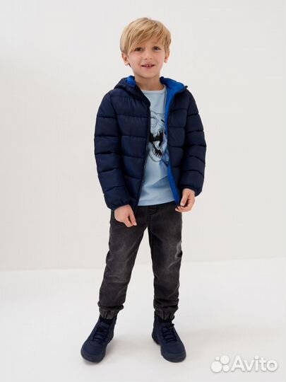 Демисезонная стёганная куртка для мальчика