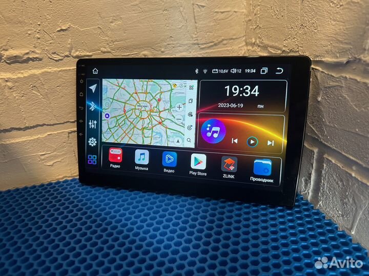 Магнитола на Android 13 qled 4G Wi-Fi GPS DSP