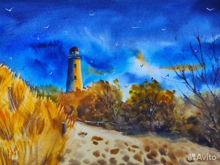 Картина акварелью