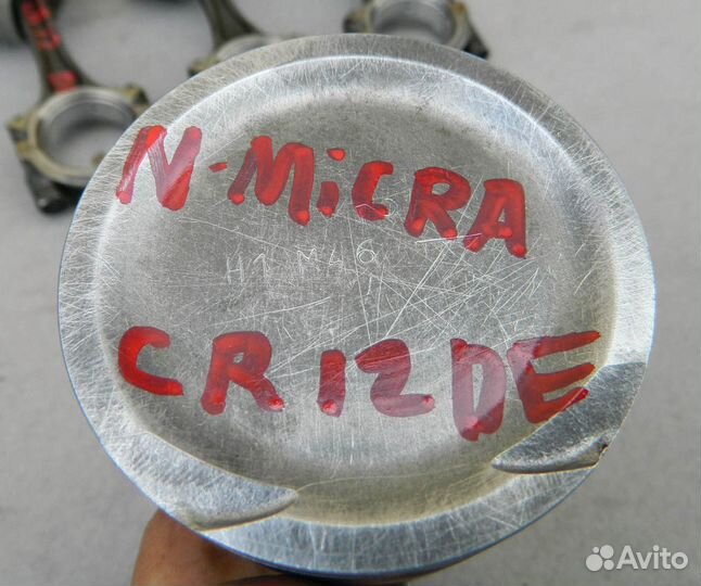 Шатун с поршнем Nissan Micra K12 CR12DE