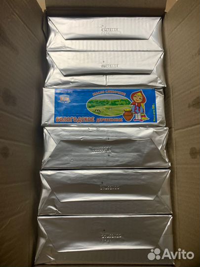 Масло сливочное Вологодское деревенское 500г