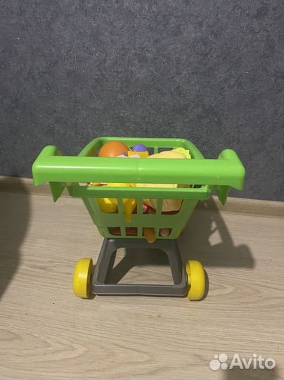 Детские игрушки тележка