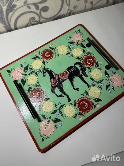 Поднос деревянный