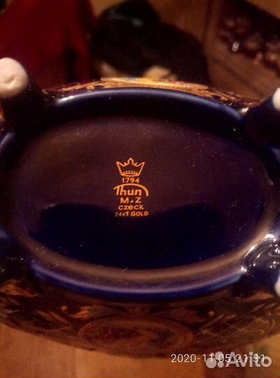 Сервиз M.Z 1794 thun cobalt 24ct (винтаж)