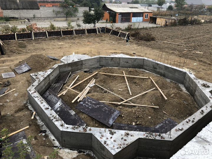 Заливаем фундамент