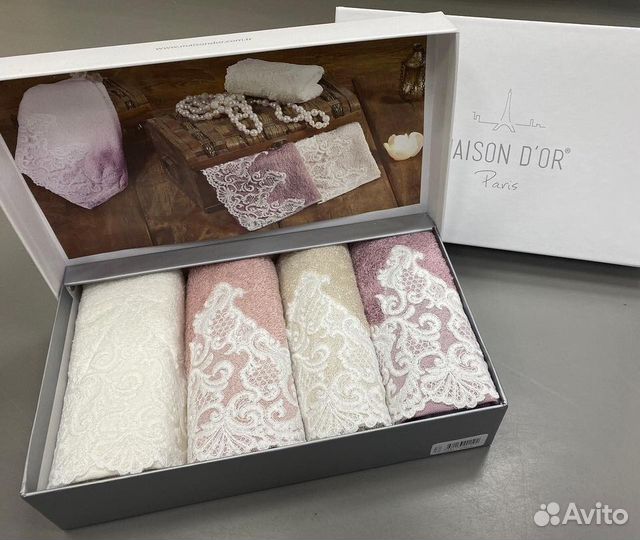 Полотенца jasmin maison DOR -4- шт - 30*50